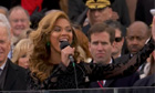 Beyonce singing at inauguration