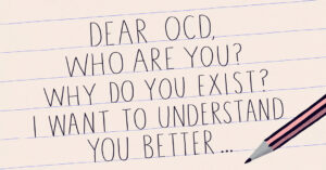 Extract from a poem from the OCD and the Brain project