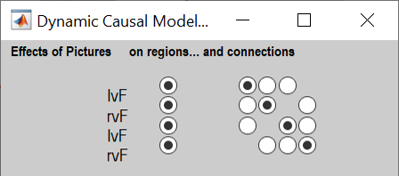 Screenshot of the B-matrix specification screen