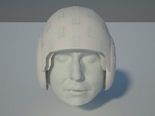 OPM helmet artist rendering