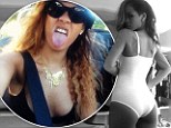 'Got my hurr pinned up, chiefin, chillin': Rihanna flaunts her pert derriere in tiny bodysuit at magazine cover shoot