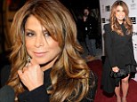 Fit at 50! Paula Abdul flaunts her toned pins in asymmetrical coat at Creative Coalition Night Before Dinner