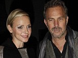 Has someone been watching Zoolander: Kevin Costner appeared to have perfected the 'blue steel' look as he posed alongside Princess Charlene of Monaco at the Atelier Versace Paris Haute Couture Fashion Week show 