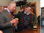 Perhaps sensibly, instead of ordering a cherry brandy or red wine, which are said to be his tipples of choice, he asked for a stout 