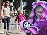 Jennifer Garner shops at Fred Segal in Santa Monica, California with her daughter Violet 