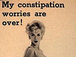 1950's vintage ads depicting women's constipation