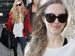 Fresh as a daisy! Make-up free Amanda Seyfried prepares to debut her racy new film Lovelace as she jets out to Sundance