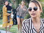 She can pull off anything! Nicole Richie steps out barefoot in hippie style dress... just hours after rocking androgynous look