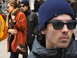 Joe Jonas steps out with girlfriend Blanda Eggenschwiler today in New York City 