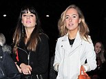 Slumming it: Kimberley left Chelsea for the night to attend a gig in Camden 